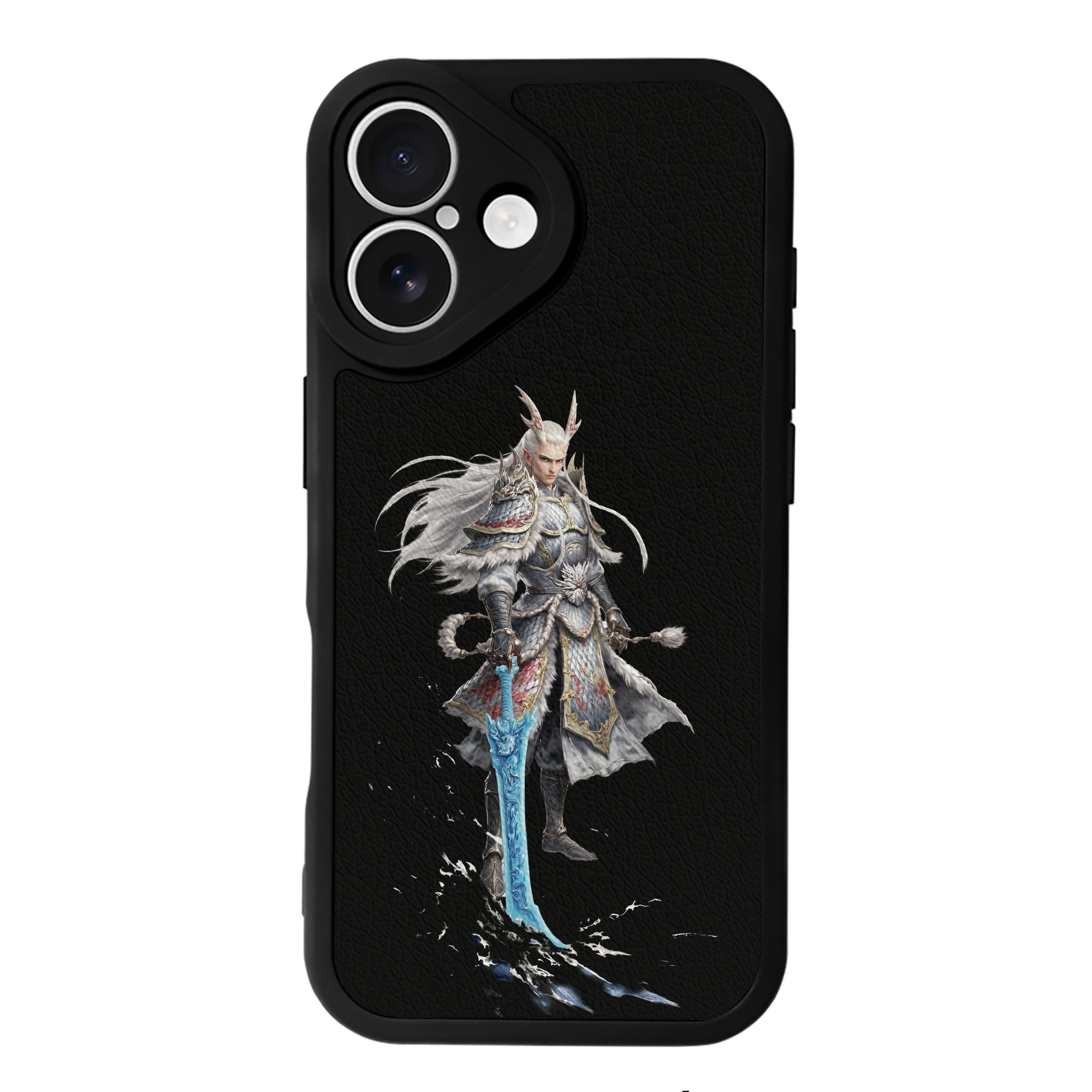 （画像用） Ne Zha 2 ナタ 魔童の大暴れ 【iPhone 16シリーズ対応】シリコンスマホケース（レザー調） 材質：シリコン